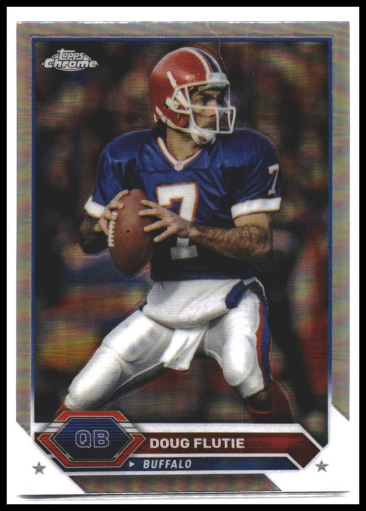 Doug Flutie #35 2023 Topps Composite Topps Chrome Refractor