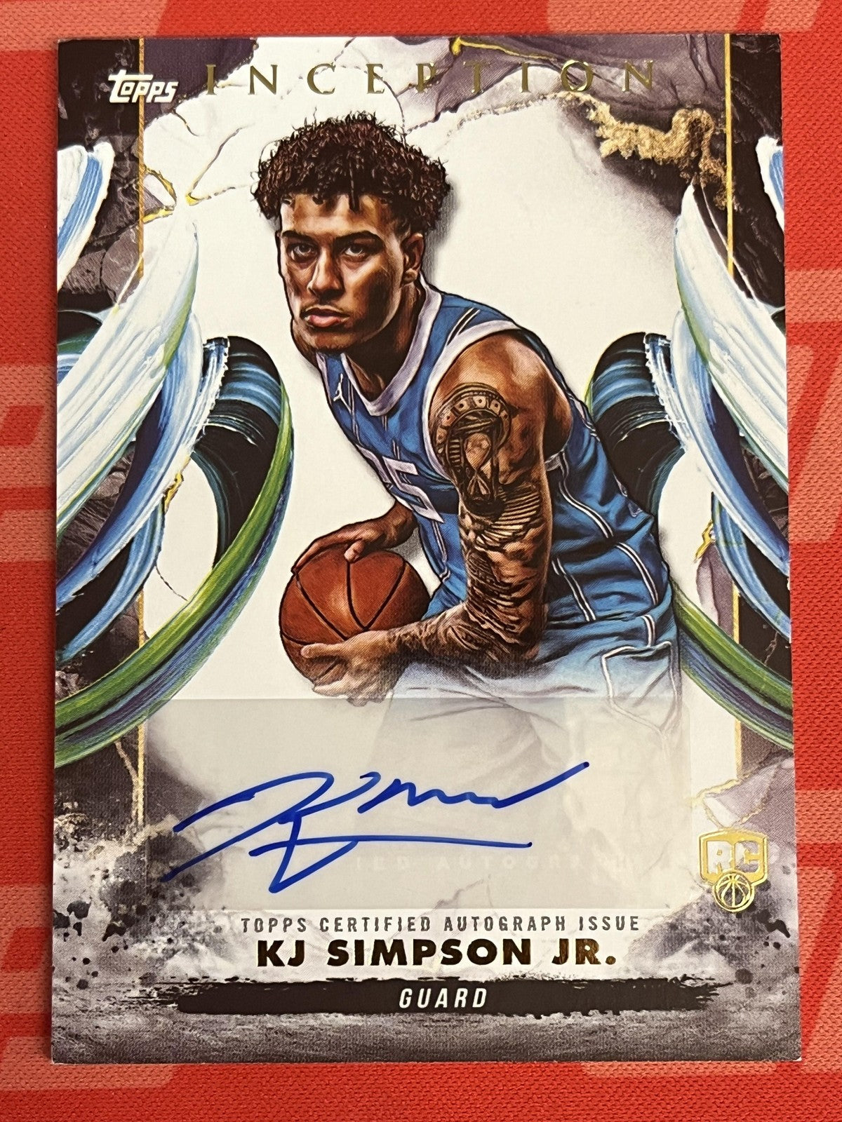 2024-25 Topps Inception RC Auto ##RA-KS KJ Simpson jr.
