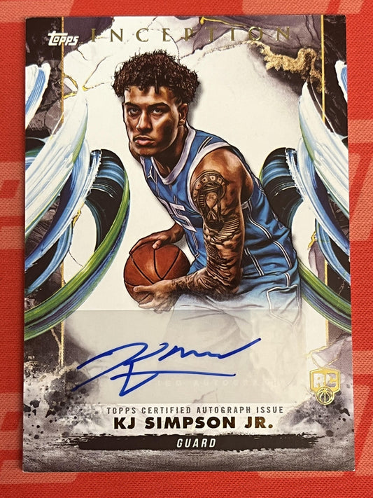 2024-25 Topps Inception RC Auto ##RA-KS KJ Simpson jr.