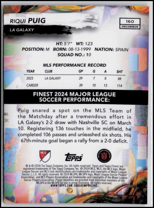 2024 Finest MLS #160 Riqui Puig