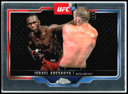 2025 Topps Chrome UFC #3 Israel Adesanya
