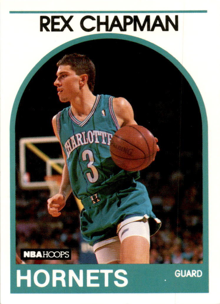 1989-90 Hoops #10 Rex Chapman Charlotte Hornets
