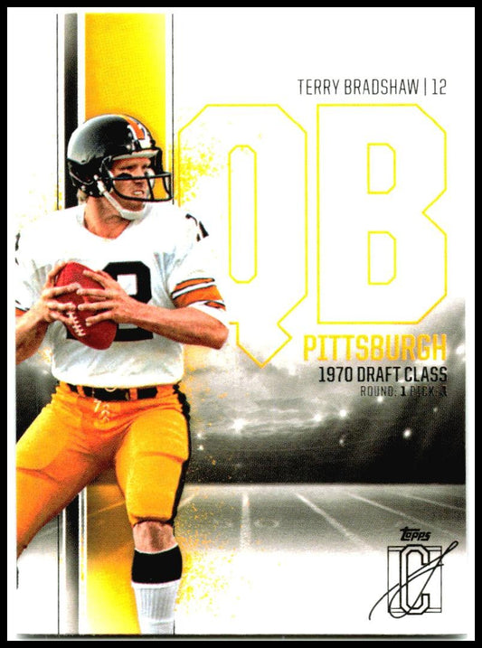 2024 Topps Signature Class #47 Terry Bradshaw Pittsburgh Steelers