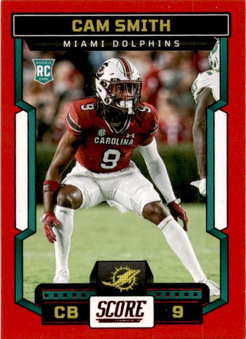2023 Score Red #384 Cam Smith Miami Dolphins