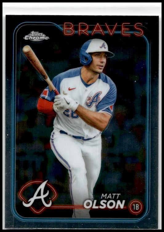 2024 Topps Chrome #23 Matt Olson Atlanta Braves