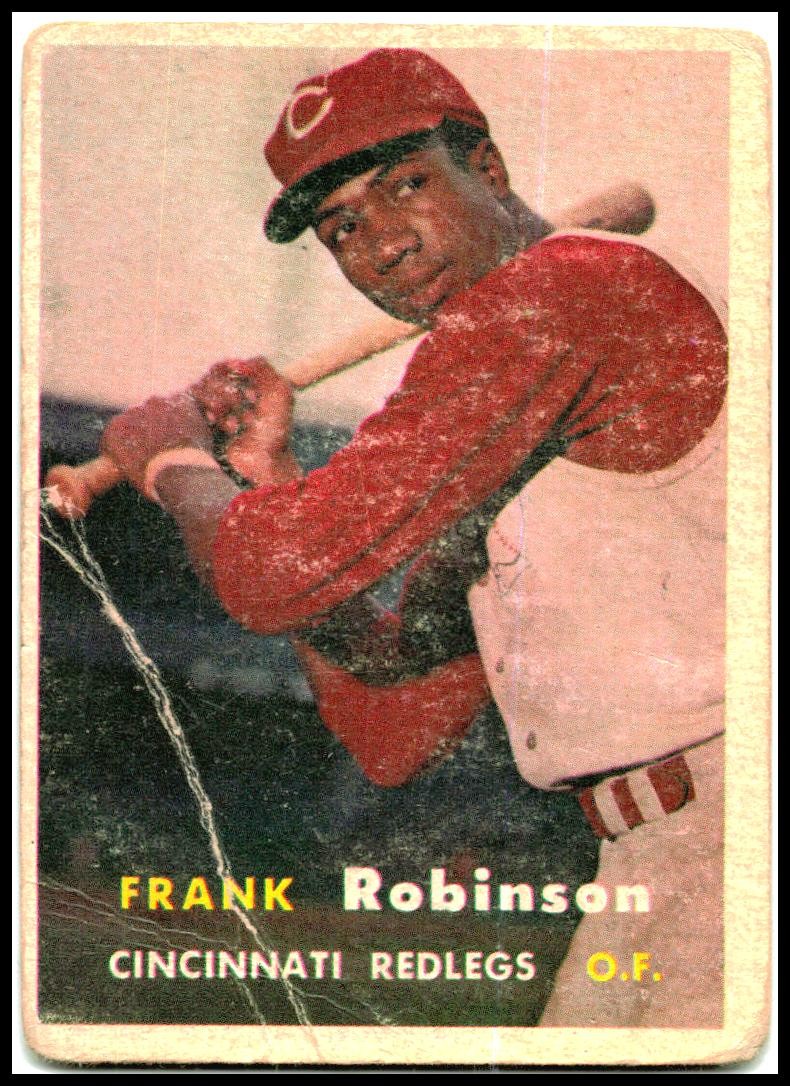 1957 Topps #35 Frank Robinson Rookie Cincinnati Redlegs