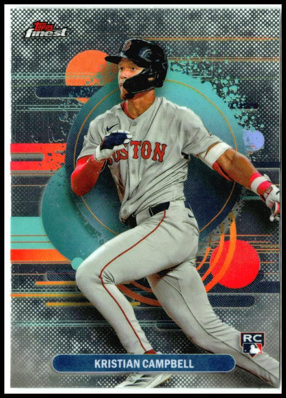 2025 Topps Finest #181 Kristian Campbell Rookie Red Sox