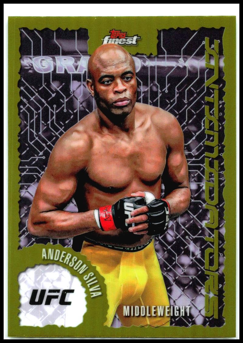 2025 Topps Finest UFC - Intimidators #IT-11 Anderson Silva
