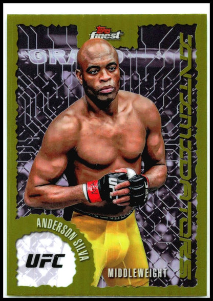 2025 Topps Finest UFC - Intimidators #IT-11 Anderson Silva