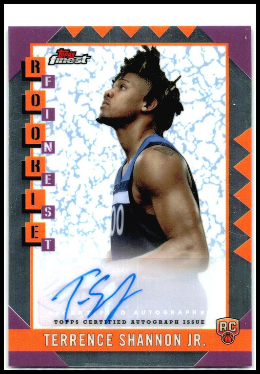 2024-25 Finest Rookie Finest Auto #RFA-TSH Terrence Shannon Jr. Auto Minnesota