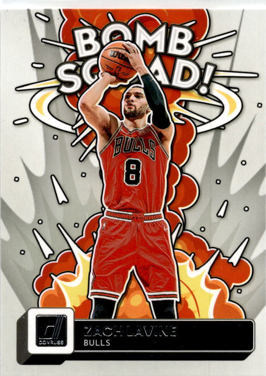 2022-23 Donruss Bomb Sqaud #15 Zach LaVine Chicago Bulls