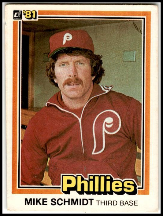 1981 Donruss #11 Mike Schmidt Philadelphia Phillies