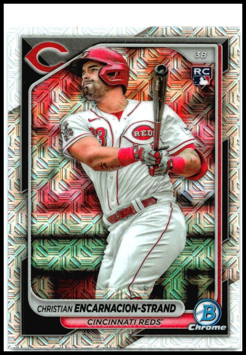 2024 Bowman Chrome Mojo Refractors #79 Christian Encarnacion-Strand Reds