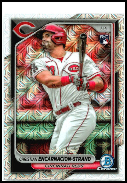 2024 Bowman Chrome Mojo Refractors #79 Christian Encarnacion-Strand Reds
