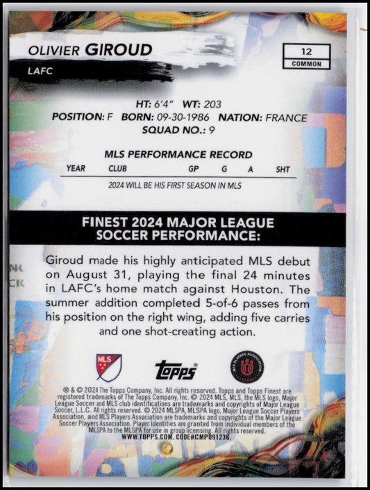 2024 Finest MLS #12 Olivier Giroud