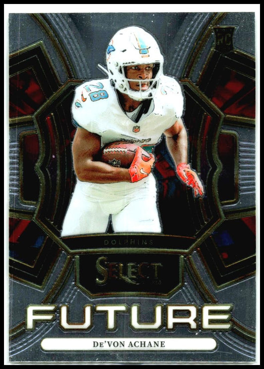 2023 Panini Select Select Future #FUT-DAC De'Von Achane Miami Dolphins