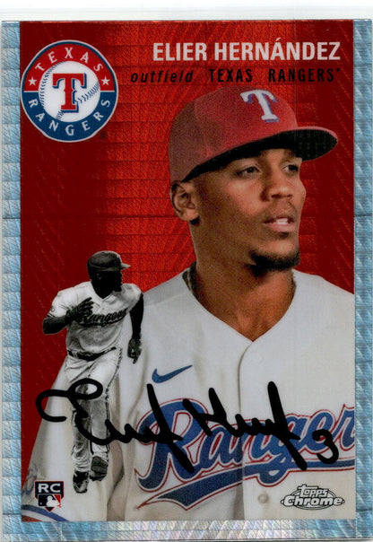 2023 Topps Chrome Platinum Anniversary Prism #33 Elier Hernández Rookie