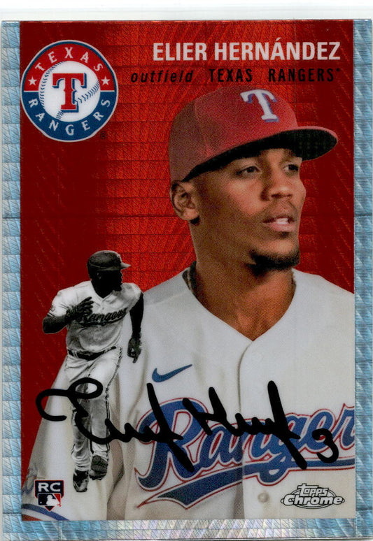 2023 Topps Chrome Platinum Anniversary Prism #33 Elier Hernández Rookie