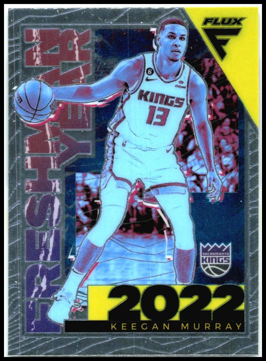 2022-23 Panini Flux Freshman Year #7 Keegan Murray Sacramento Kings