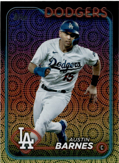 2024 Topps Summer Holiday #422 Austin Barnes Los Angeles Dodgers