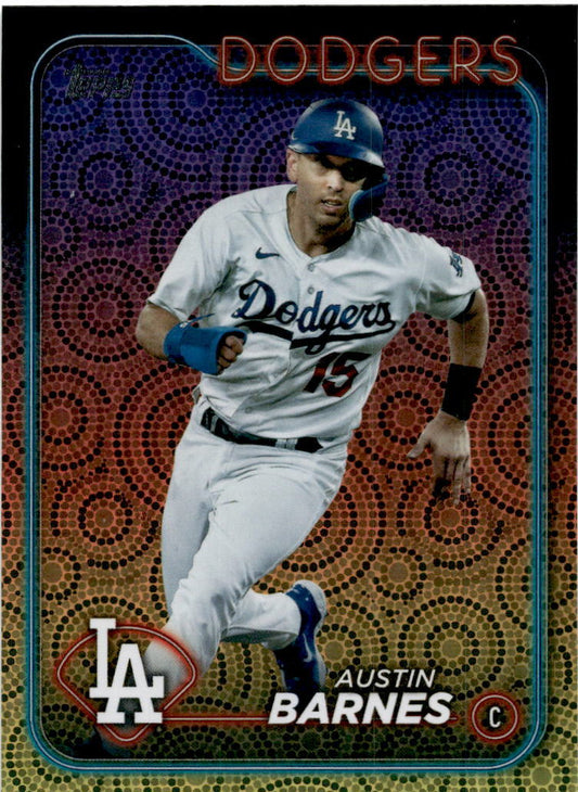 2024 Topps Summer Holiday #422 Austin Barnes Los Angeles Dodgers