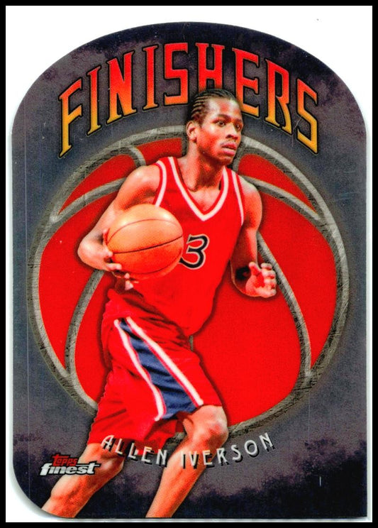 2024-25 Topps Finest Finishers #F-7 Allen Iverson