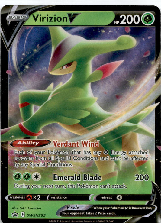 Virizion V SWSH295, Black Star Promo