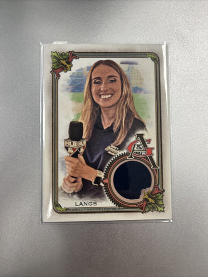 2023 Topps Allen & Ginter - Sarah Langs Relic AGRA-SL - Reporter