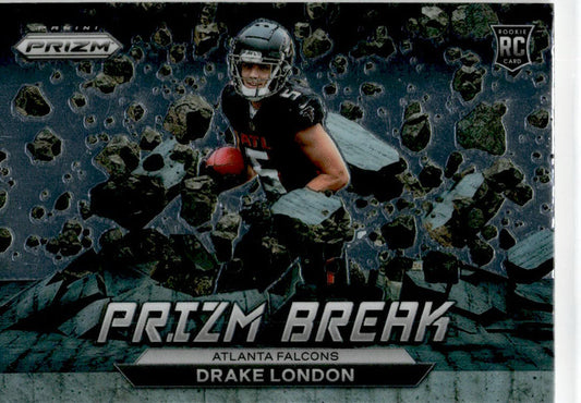 2022 Panini Prizm Prizm Break #PB-7 Drake London Atlanta Falcons