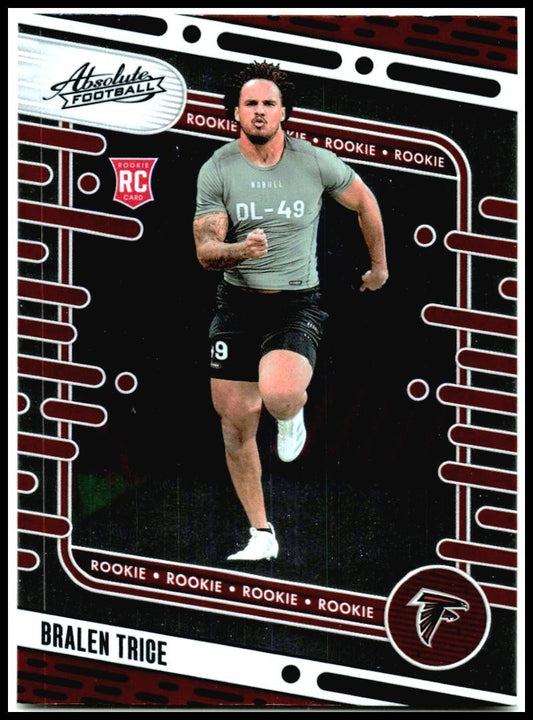 2024 Panini Absolute Retail #163 Bralen Trice Rookie Atlanta Falcons