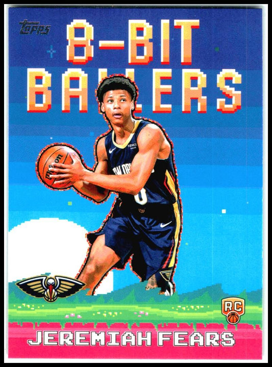 2025-26 Topps 8-Bit Ballers #8B-37 Jeremiah Fears New Orleans Pelicans