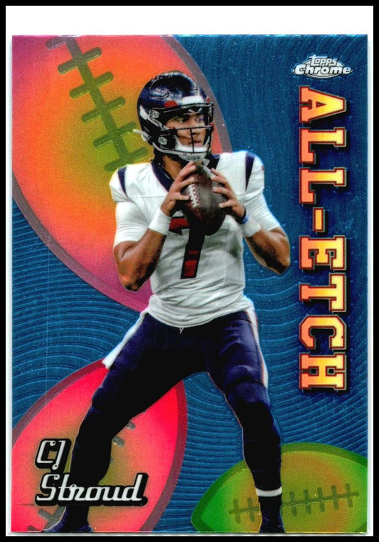 2024 Topps Chrome Chrome All-Etch #CAE-CS CJ Stroud Houston Texans