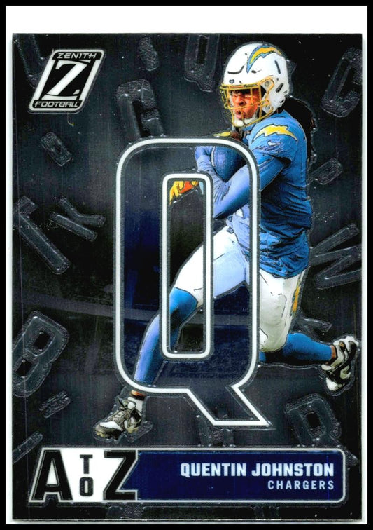2024 Panini Zenith A to Z #17 Quentin Johnston Los Angeles Chargers