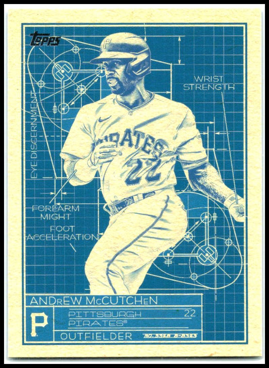 2024 Topps Superstar Blueprint Blue #SB-22 Andrew McCutchen Pittsburgh Pirates