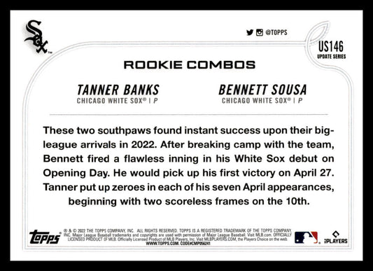 2022 Topps Update #US 146 Tanner Banks / Bennett Sousa