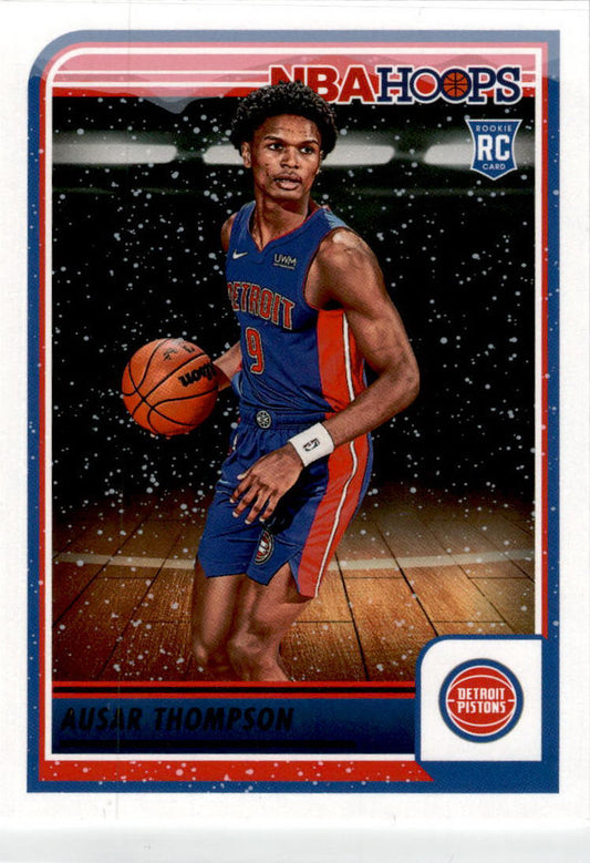 2023-24 Hoops Winter #255 Ausar Thompson Rookie Detroit Pistons