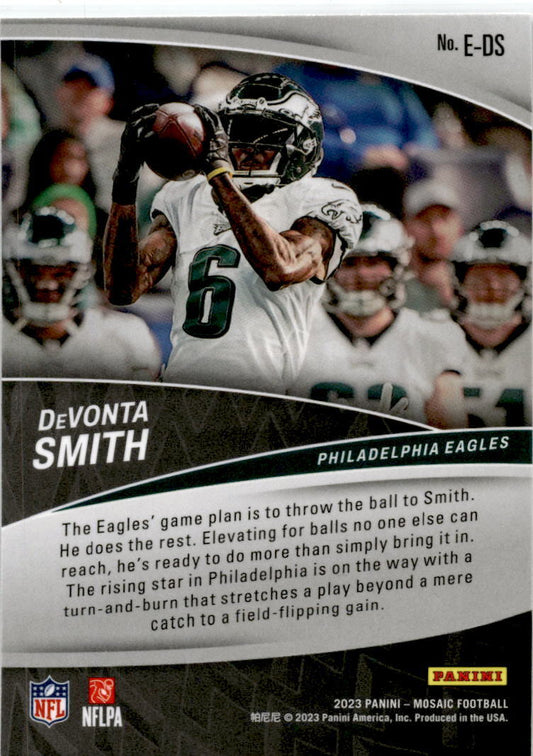 2023 Panini Mosaic Elevate #E-DS DeVonta Smith Philadelphia Eagles