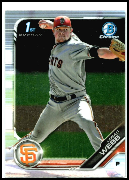 2019 Bowman Chrome Prospects #BCP-79 Logan Webb San Francisco Giants