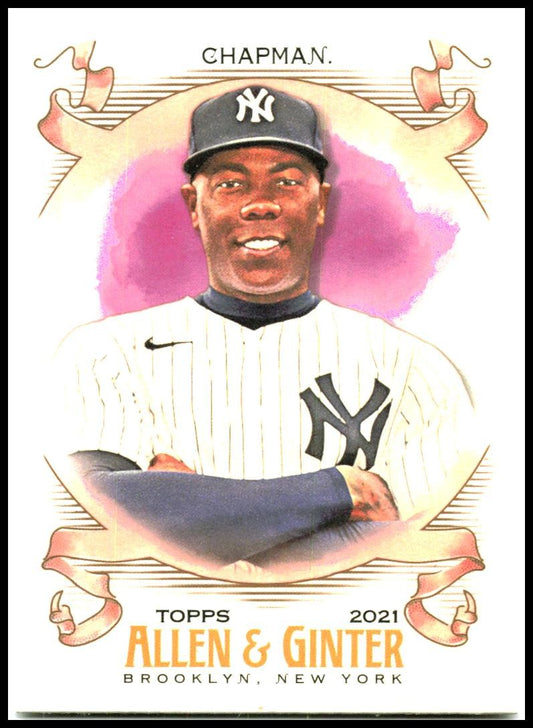 2021 Topps Allen & Ginter #305 Aroldis Chapman New York Yankees