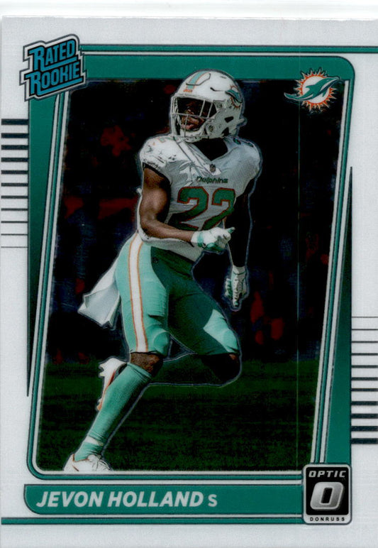 2021 Donruss Optic #267 Jevon Holland Rookie Miami Dolphins