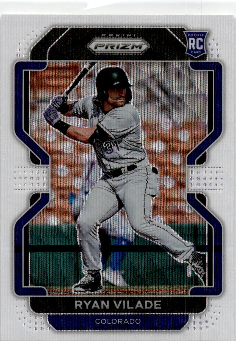 2022 Prizm White #163 Ryan Vilade Colorado Rockies