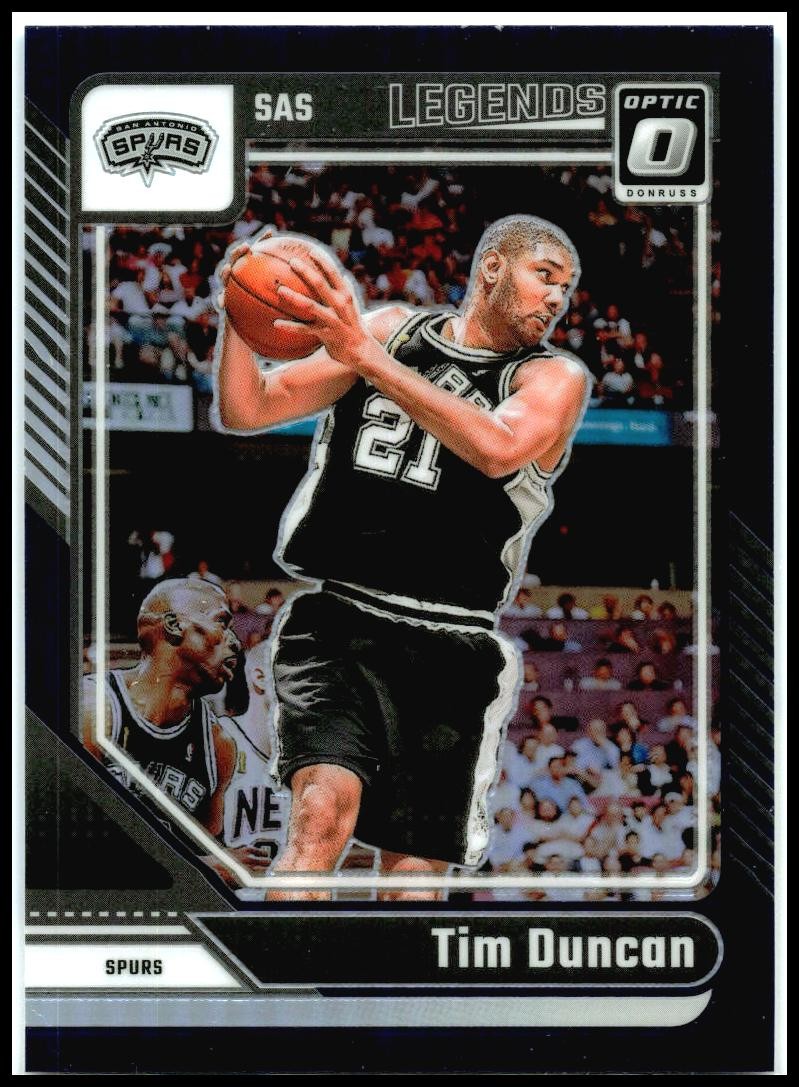 2024-25 Donruss Optic Purple #248 Tim Duncan San Antonio Spurs