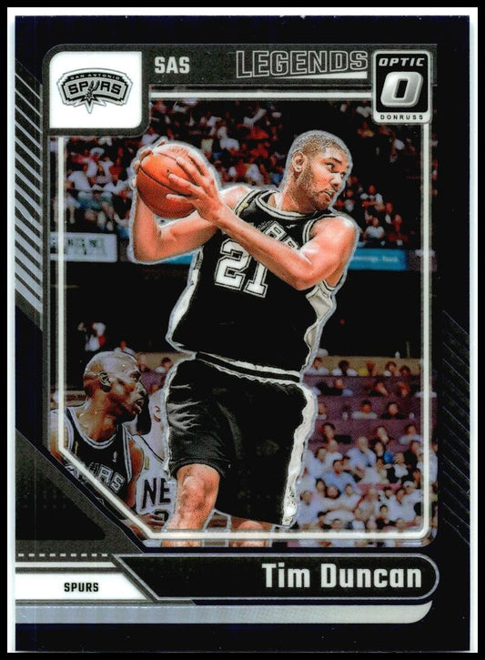 2024-25 Donruss Optic Purple #248 Tim Duncan San Antonio Spurs