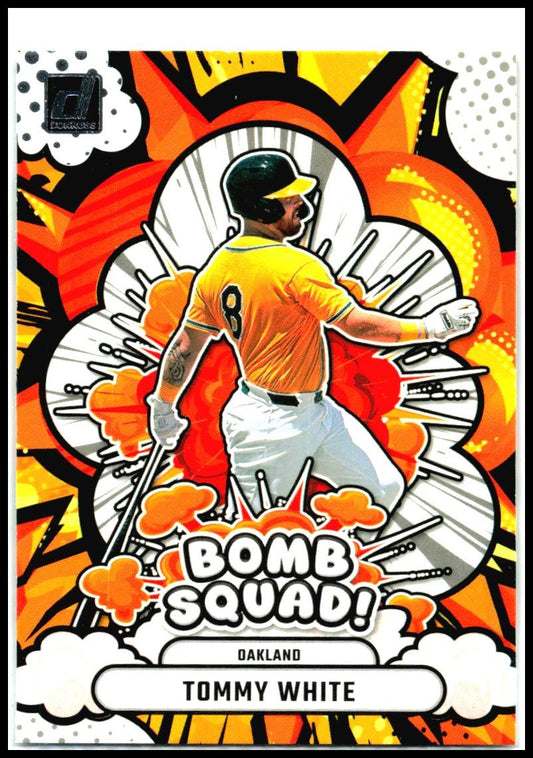2025 Donruss Bomb Squad #16 Tommy White Oakland Athletics