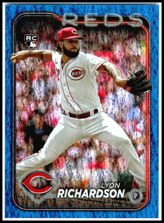 2024 Topps Blue Holofoil #517 Lyon Richardson Rookie #/999 Cincinnati Reds