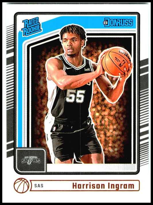 2024-25 Donruss #234 Harrison Ingram Rookie San Antonio Spurs
