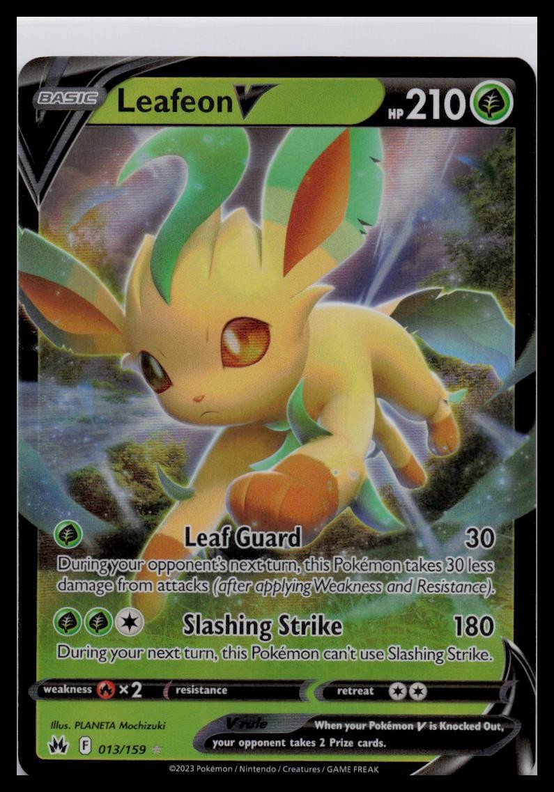 Crown Zenith #013/159 Leafeon V