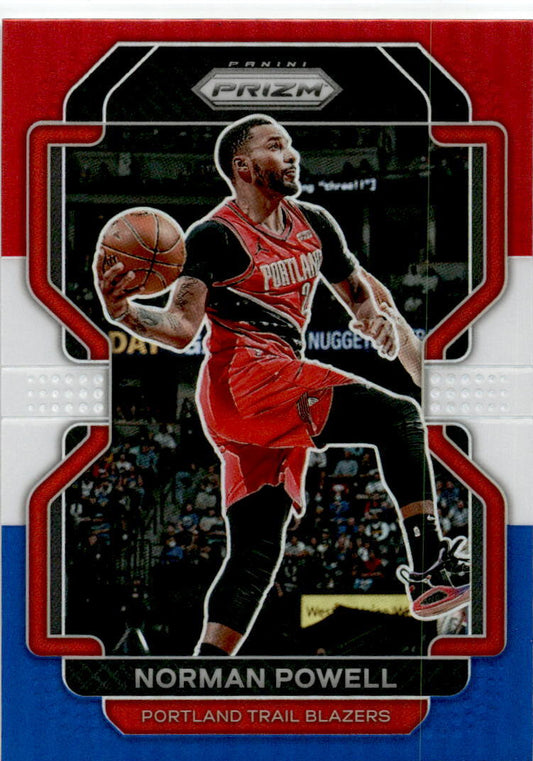 2021-22 Panini Prizm #119 Norman Powell Portland Trail Blazers