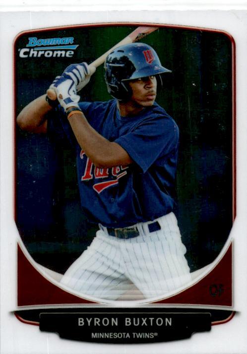 2013 Bowman Chrome Prospects #BCP1 Byron Buxton Minnesota Twins