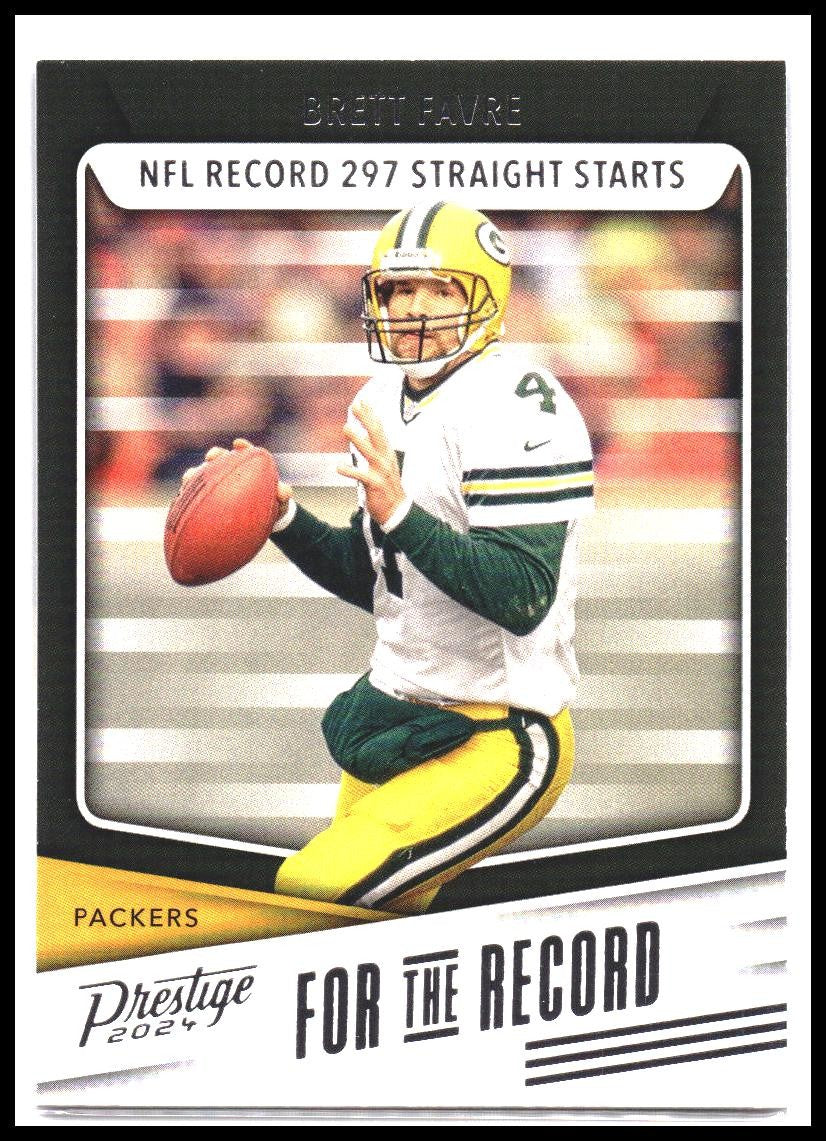 Brett Favre #FR-BF 2024 Panini Prestige For the Record
